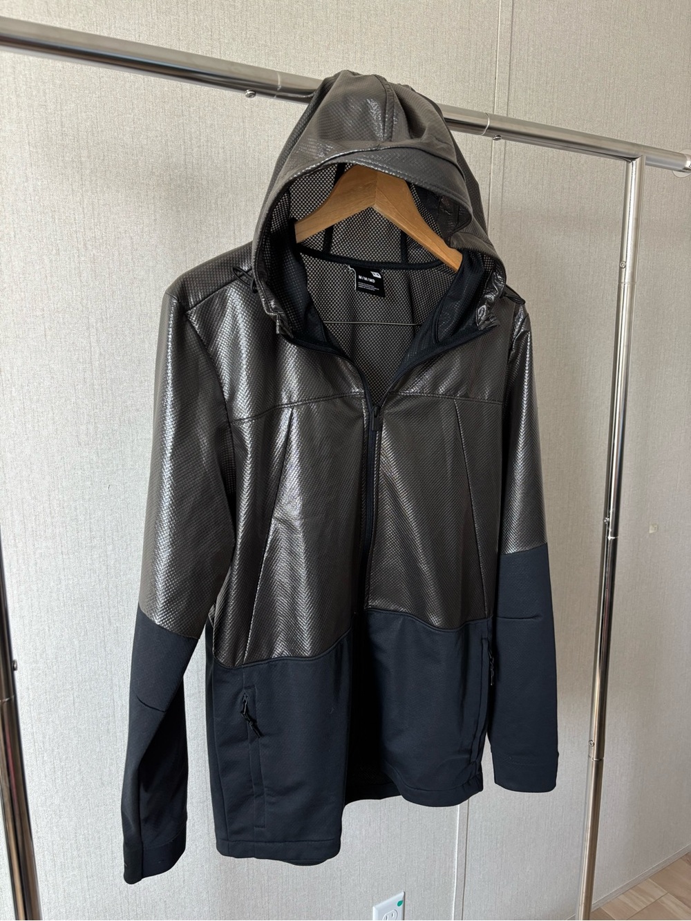 Under Armour Two-Tone Black Hooded Performance Jacket